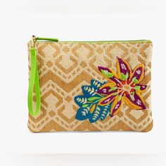 Nwot Vera Bradley Straw Beach Floral Wristlet Pop New Without Tags , Never Used Get Ready For Spring/Summer Measurements: 10.5”L X 8”H Add A Pop Of Color To Your Outfit With This Beautiful Vera Bradley Wristlet. Perfect For Any Occasion, Whether It's A Casual Day Out Or A Fancy Party, This Multicolor Clutch Is Sure To Make A Statement. The Lightweight And Spacious Design Features Inner Dividers To Keep Your Essentials Organized, While The Faux Leather Wrist Strap Ensures Easy And Comfortable Car Beige Bohemian Clutch For Spring, Green Rectangular Clutch For Beach, Green Beach Clutch For Summer, Beach Multicolor Pouch Clutch, Green Summer Beach Clutch, Multicolor Beach Clutch, Beige Clutch For Beach, Summer Multicolor Clutch For Beach, Multicolor Summer Beach Clutch