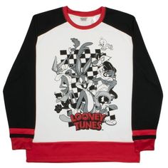 Step into the enchanting world of classic animation with the Looney Tunes Athletic Long Sleeve Shirt for Men (Sizes S-XL). This dynamic shirt showcases the iconic Looney Tunes characters, including Bugs Bunny, Daffy Duck, Tweety Bird, Sylvester the Cat, Wile E. Coyote, Marvin the Martian, and the Tasmanian Devil. It's more than just a shirt; it's a journey through the golden age of animation and a tribute to these beloved characters. The shirt features a captivating black and white graphic desig Sylvester The Cat, Mens Compression Pants, Athletic Long Sleeve, Wile E Coyote, Black And White Graphic, Looney Tunes Characters, Sweatpants With Pockets, Mens Workout Shirts, Marvin The Martian