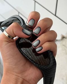 See in blog - THE 15 BEST SPRING&SUMMER 2024 NAIL TRENDS TO TRY - gray nails #nails #nailinspo2024 Designs For Short Nails, Mens Nails, Love Pillow, Inflatable Sofa, Grunge Nails, Minimal Nails, Casual Nails, Gray Nails, Soft Nails