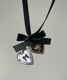 Black satin choker with blythe doll print in silver heart pedant locket  handmade  ⋆ ˚｡⋆୨♡୧⋆ ˚｡⋆ Satin Choker, Coquette Necklace, Handmade Chokers, Satin Noir, Choker Necklaces, Blythe Doll, Blythe Dolls, Cute Jewelry, Silver Heart