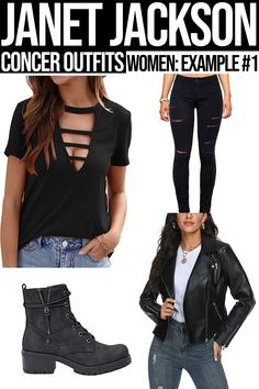 Janet Jackson Outfits, Janet Jackson Concert Outfit, Janet Jackson Concert Outfit Ideas, Repurpose Fashion, Concert Outfit Ideas Women, Plus Size Concert Outfit, Janet Jackson Concert, Concert Outfit Plus Size