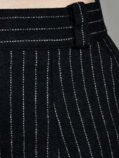 90's Pinstripe Skirt Wool Blend Black and White Stripes - Etsy Poland Elegant Striped Fitted Bottoms, Elegant Fitted Striped Bottoms, Fitted Winter Skirt With Belt Loops, Fitted Striped Bottoms With Belt Loops, Fitted Pinstripe High Waist Bottoms, Fitted High Waist Pinstripe Bottoms, Elegant Fitted Bottoms With Vertical Stripes, Black Wool Lined Skirt, Fitted Black Skirt With Vertical Stripes