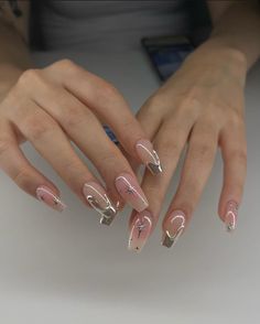 Birthday Nails Ideas, Mani Ideas, Shopping Haul, Trendy Nail Art Designs, Nails Today, Blush Nails