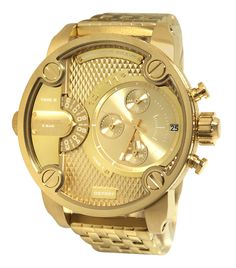 Wrist Watch For Men, Diesel Watch, Wrist Candy, Watch Review, Gold Watch Men, Watch For Men, Mens Gold, Rose Gold Watch, Skeleton Watch