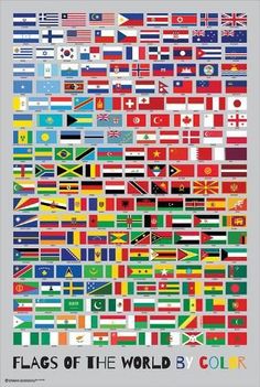 flags of the world by color