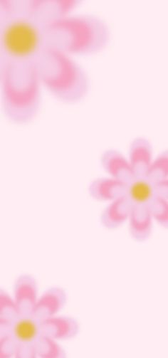 pink flowers with yellow centers on a light pink background for wallpaper or fabric design