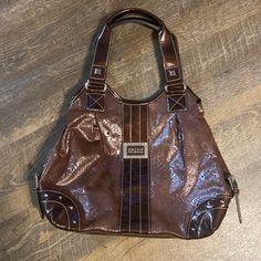 Beautiful Like New Condition! Bohemian Style! No Call Outs! See Photos! 13 W X 11 H X 5 D Kathy Van Zeeland, Brown Shoulder Bag, Brown Gold, Chocolate Brown, Bohemian Style, See Photo, Bag Lady, Like New, Shoulder Bag