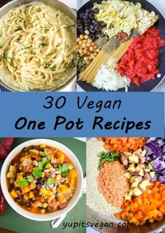 the ultimate guide to 30 vegan one pot recipes