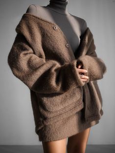 Oversized luxe cardigan with a splendid combination of wool and mohair to create a warm and chic cardigan. Soft to touch. Excellent warmth. Model is in MINUSEY ONE SIZE. ✔️ Free worldwide express shipping over $100✔️ Loved by 6,500+ customers✔️ Limited edition collections, maximum style⠀⠀⠀⠀⠀⠀⠀⠀⠀Stay ahead of the trend with can’t-find-anywhere-else staples. Your closet will thank you 💕* MINUSEY ONE SIZE = EU 34-36, US 2-6* 70% Wool / 20% Mohair / 10% Nylon* Dry clean* Made in Korea - Model Height: 172cm/5'7" (US 2, EU 34) Chic Mohair Outerwear For Winter, Chic Mohair Winter Outerwear, Mohair Outerwear For Fall, Mohair Long Sleeve Outerwear For Layering, Mohair Outerwear For Fall Layering, Casual Mohair Outerwear For Layering, Long Sleeve Mohair Outerwear, Long Sleeve Mohair Outerwear For Layering, Winter Mohair Soft Knit Outerwear