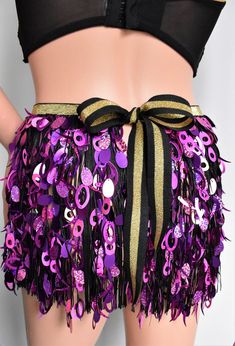 Purple Sequin Fringed SkirtMix Sequin Festival | Etsy Disco Style Skirt For Party Season Festival, Purple Sequined Party Skirt, Multicolor Belly Dance Skirt For Festivals, Fitted Purple Sequin Skirt, Purple Rave Festival Bottoms, Bohemian Party Skirt For Festivals, Bohemian Skirt For Festivals And Parties, Sequin Fringe Skirt, Festival Skirt