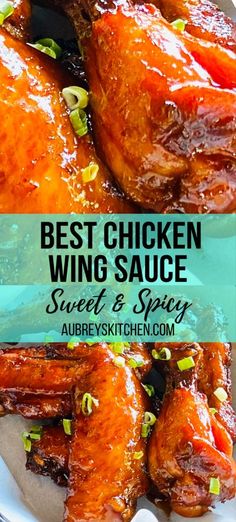 the best chicken wing sauce for sweet and spicy wings is made with just three ingredients