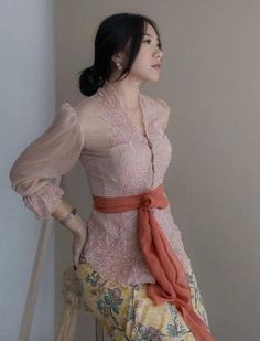 Braidsmaid Dresses, Modern Kebaya, Kebaya Dress, Traditional Dresses Designs