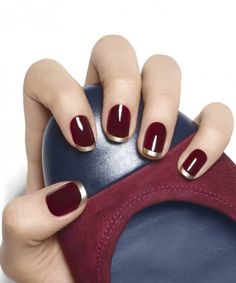 Burgundy Nail Designs, Thanksgiving Nail Art, Nagellack Trends, Smink Inspiration, Burgundy Nails, Thanksgiving Nails, Manicures Designs, Manicure Y Pedicure