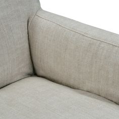 a close up view of the back end of a couch