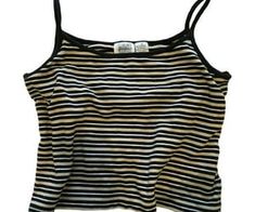 Grunge Striped Shirt, Grunge Tank Top, Grunge Shirts, Top Png, Strappy Tops, Shirts Striped, Strappy Shirt, Grunge Tops, Crop Tops Shirts