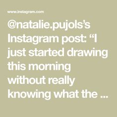 an instagram post with the caption'instagram posts just started drawing this morning without really showing what they are