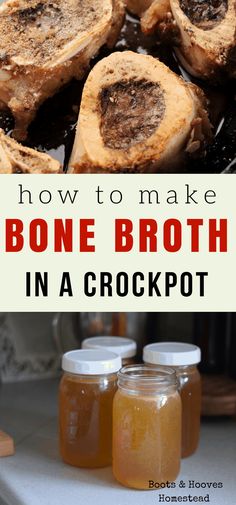 how to make bone broth in a crockpot is an easy and delicious recipe