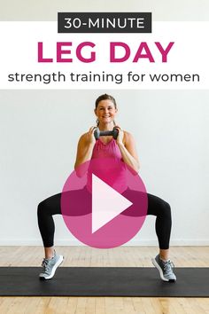 a woman is doing the lower body burn exercise