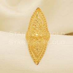 This handcrafted gold ring is designed to be both timeless and versatile. With its sleek lines and polished finish, it adds a touch of sophistication to any outfit. Perfect for daily wear or special occasions, it's a true staple for any jewelry collection. 22k Gold  Ring Metal is Real Gold Purity is 22kt  Weight is 8.12 grams approx Ring Size is 10 US Max width is 4.9 cm approx ,  Please feel free to ask if you have any query. Return and cancelltion-  a 20% restocking fees will be deducted for c Lehenga Designs Latest, 22k Gold Ring, Long Ring, Big Ring, Gold Ring Designs, Gold Designs, Jewelry Simple, Gold Jewelry Simple, Big Rings