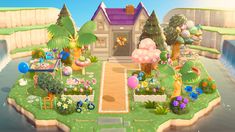 an animal crossing game is shown in this screenshot