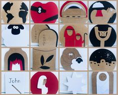 many different types of paper cut outs