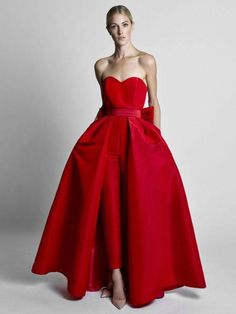 Jumpsuit Outfit Wedding, Jumpsuit Prom, Off Shoulder Evening Dress, Dresses Christmas, Detachable Skirt, Detachable Train, Evening Jumpsuit, Evening Dresses Online, Off Shoulder Jumpsuit