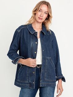 Sink Skirt, Barn Coat, Barn Jacket, Skirt Tutorial, Navy Jacket, Fashion Sites, Relaxed Jeans, Old Navy Women, Perfect Jeans