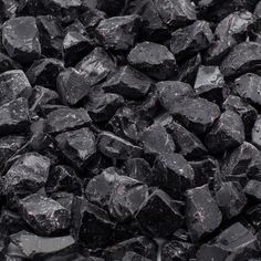 black coal is shown in this close up photo