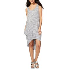 Unleash The Goddess Within You With The Mesmerizing Rachel Roy Women's Hi-Low High-Low Dress. Picture Yourself Stepping Out, The Embodiment Of Modern Grace, The Casual Essence Captured In Every Fiber Of This Medium-Weight Sensation. The Heathered Pattern Dances Over The 58% Viscose And 42% Polyester Material, Crafting A Narrative Of Sophistication And Simplicity Intertwined. With Every Step, The High-Low Style Sways With An Intoxicating Rhythm, Promising Glances Of Admiration From Every Angle. T Casual Longline Midi Dress For Vacation, Casual High-low Hem Midi Dress For Vacation, Casual High-low Hem Midi Dress For Beach, Casual Midi Dress With High-low Hem For Day Out, Casual Beach Midi Dress With High-low Hem, Striped Linen Dress, Ribbed Tank Dress, Flowy Maxi Dress, Ruched Bodycon Dress