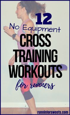 a woman doing cross training workouts for runners