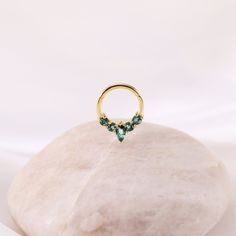 Metal: 14K solid gold,  Available Gold color: Yellow gold Guaranteed Authentic 14K Gold, Not Plated or Gold Filled Stone: Natural Moss Agate Thickness: 1.20mm(16G) Stamp:14K Inner diameter:6mm/7mm/8mm/10mm ★ Sold as single piece ★Wearable on Cartilage, Helix, Tragus Earlobes, Inner conch, Rook ★ How to CARE for our 14K solid gold jewelry, ● you can wear it all the time, but please use fresh water to clean it after you swim in the sea or touch chemical liquid, ★ SHIPPING ADDRESS ●All the orders w Gold Hoop-style Rings With Gemstone, Gold Halo Septum Ring Gift, 14k Gold Hoop Septum Ring Gift, 14k Gold Septum Ring With Halo Detail As Gift, 14k Gold Halo Septum Ring As A Gift, Inner Conch, Septum Hoop, Nostril Ring, Conch Hoop