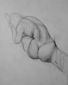 a pencil drawing of a ball of yarn