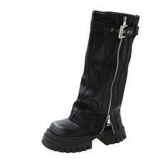 BASSO Exclusive. Not available in stores. Sole Material: Rubber Insole Material: EVE Heel Height: High (5cm-8cm) Fit smaller than usual! Manhattan Street, Motorcycle Riding Boots, Dress Boots Women, Rider Boots, Trendy Boots, Sport Shoes Men, Branded Belts, Boots Women Fashion, Womens Mid Calf Boots