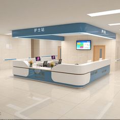 Nursing Stations Need More Space Hospital Nurse Station, Hospital Reception, Hospital Design Architecture, Different Furniture, Medical Furniture, Healthcare Interior Design, Hospital Architecture, Nurses Station, Healthcare Architecture