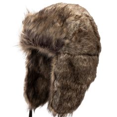 Brown Mink Color Hat With Faux Fur Lining For Winter, Mink Colored Winter Hat With Faux Fur Lining, Winter Faux Fur Mink Hat, Fall Hats With Faux Fur Lining, Fall Faux Fur Hat With Lining, Faux Fur Hat For Fall, Winter Hats With Faux Fur Lining, Winter Faux Fur Hats With Ear Flaps, Faux Fur Winter Hat With Ear Flaps