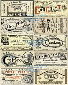 an old fashioned advertisement for crackers