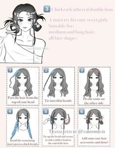 Cool Hair Designs, Hair Style Korea, Hair Inspiration Long, Hairstyles Tutorial, Hairstyles For Layered Hair, Hair Arrange, Hair Tutorials Easy, Japanese Hairstyle