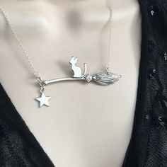 Galaxy Stuff, Silver Necklace, Silver