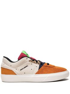 light beige orange suede embroidered motif contrasting panel detail round toe front lace-up fastening logo patch at the tongue branded insole rubber sole These styles are supplied by a premium sneaker marketplace. Stocking only the most sought-after footwear, they source and curate some of the most hard to find sneakers from around the world. Suede Round Toe Sneakers For Skateboarding, Custom Suede Sneakers With Gum Sole For Streetwear, Orange Low-top Skate Shoes For Skateboarding, Orange Suede Lace-up Sneakers, Custom Low-top Suede Sneakers For Streetwear, Orange Low-top Custom Sneakers For Skateboarding, Streetwear Custom Suede Sneakers With Vulcanized Sole, Custom Suede Low-top Sneakers For Streetwear, Custom Suede Sneakers With Vulcanized Sole For Streetwear