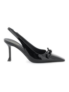 Step into style with these chic Ferragamo slingback pumps, crafted from luxurious patent leather and accented with a sophisticated tonal asymmetric bow. The square toe and covered kitten heel add a touch of elegance, while the smooth leather interior and leather sole ensure a comfortable fit all day long. Made of high-quality patent leather Features a tonal asymmetric bow for added flair Square toe and covered kitten heel for a sophisticated look Smooth leather interior and leather sole for all- The Square, Slingback Pump, Kitten Heel, Leather Interior, Designer Sunglasses, Watch Design, Smooth Leather, Designer Shoes, Patent Leather