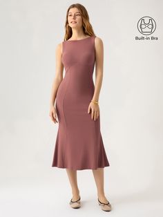 Plantive�™ Bustier Open-Back Brami Mermaid Dress Elegant Bodycon Dress With Built-in Bra, Elegant Fitted Midi Dress With Built-in Bra, Flattering Fitted Dress With Built-in Bra, Elegant Knee-length Dress With Built-in Bra, Elegant Fitted Dress With Built-in Bra, Elegant Midi Dress With Built-in Bra, Sleeveless Midi Dress With Built-in Bra And Fitted Bodice, Elegant Fitted Bodycon Dress With Built-in Bra, Fitted Midi Dress With Built-in Bra