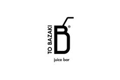 a black and white logo with the letter b to bazzka on it's side