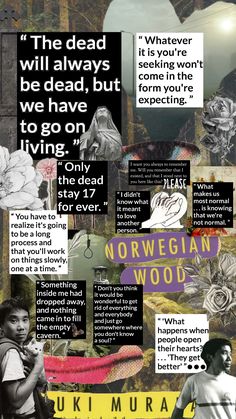 Nowegian Wood: Haruki Murakami #norwegianwood #harukimurakami #books #fiction #sadaeshetic #woods #lovestory #bookaesthetic #bookshuffles #bookish #depressionvibes #bookrecs Haruki Murakami Wallpaper, Norwegian Wood Aesthetic, Haruki Murakami Aesthetic, Norwegian Wood Haruki Murakami, Murakami Books, Wood Journal, Books Fiction, Music Journal