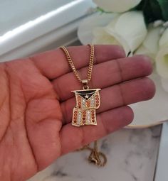 14k Gold Puerto Rico Necklace,14k Heavy Plated Puerto Rico Necklace, Gold Puerto Rican Flag Necklace, 2mm Curb Chain, High Quality Necklace #PuertoRicoJewelry #GraduationGift #14kGoldJewelry #PuertoRicanFlag #PuertoRicoNecklace #PuertoRicoChain #BoricuaChain #PuertoRico #14kGoldNecklace #FlagOfPuertoRico Puerto Rico Necklace, Puerto Rican Flag, Puerto Rico Flag, Oak Forest, 14k Gold Necklace, Puerto Rican, Online Jewelry Store, Gold Plated Chains, Curb Chain