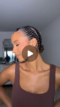 Tracy Bosc - Experte Capillaire on Instagram: "Cornrows style sur ma @floracoquerel 🤍

Sur cheveux naturels, simple et efficace ! 
Presta : Coiffure sur cheveux naturels > coiffure protectrice express.

MUA @justine.dlk 🫶🏽" Beautiful Hair, Braids, Hair, On Instagram, Instagram, Plaits