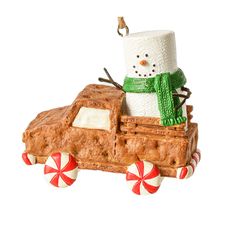 S'mores in Graham Cracker Truck Christmas Tree Ornament Smores Menu, Fall Smores, Truck Ornament, Gingerbread House Decorations, Unique Ornament, Graham Cracker, Ornaments Christmas, S Mores, Holiday Themes