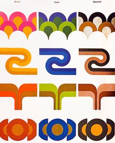 an image of the cover of a book with numbers and shapes in different colors on it