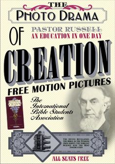 an advertisement for the creation of motion pictures, with a man's face on it