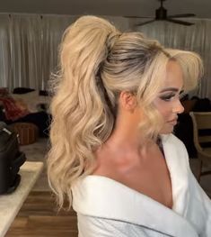 Wedding Hairdo, Glam Bride, Hairdo Wedding, Long Hair Wedding Styles, Hair Wedding, Good Hair Day, Bride Bridal, Hair Dos, Hair Day