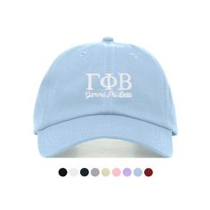 Gamma Phi Beta L/S Baseball Hat - Embroidered Baseball Cap // Sorority Greek Big Little Sister Gift Sigma Delta Tau, Little Sister Gifts, Phi Sigma Sigma, Gamma Phi Beta, Alpha Delta Pi, Zeta Tau Alpha, Alpha Chi Omega, Alpha Delta, Delta Zeta